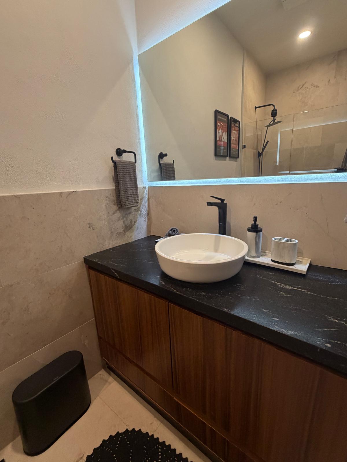 Primary ensuite bathroom vanity